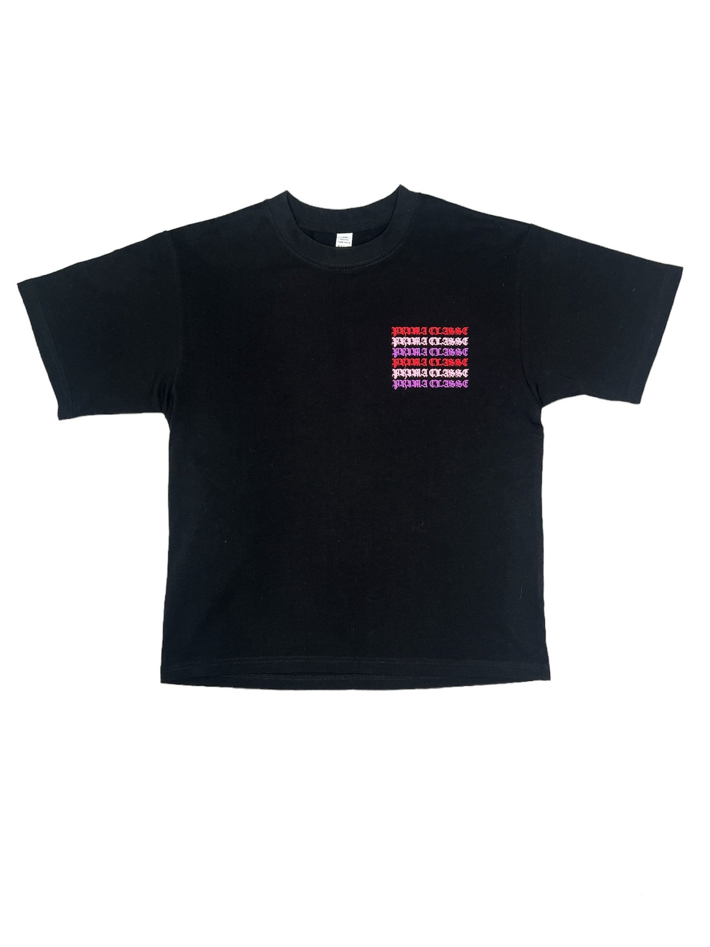 BLACK HOLOGRAPHIC T-SHIRT