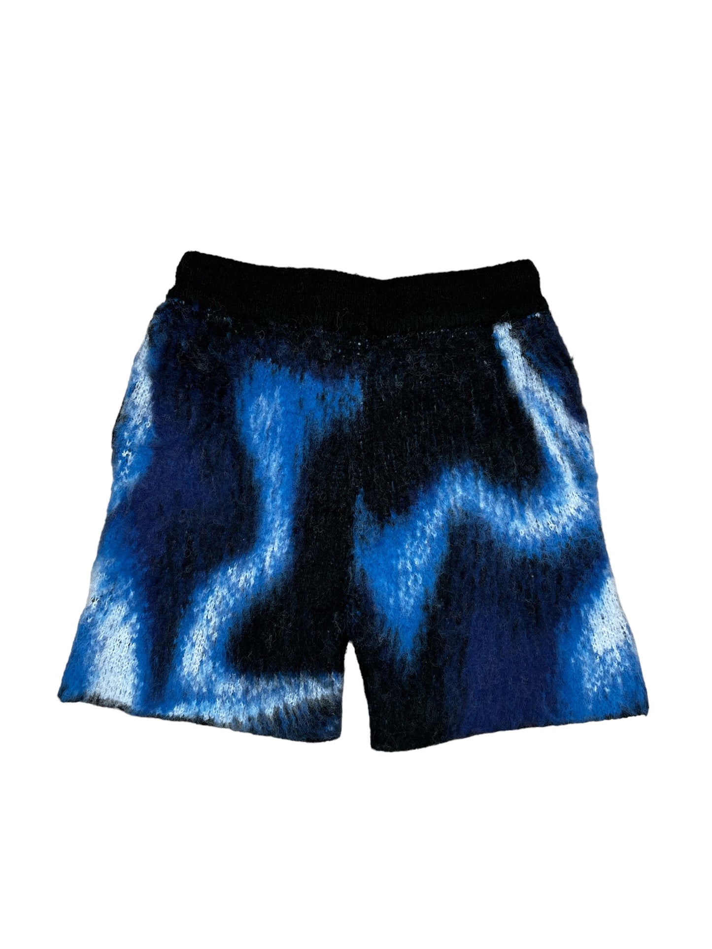 BLUE MOHAIR SHORTS (READY TO SHIP)