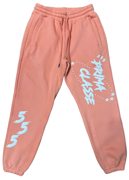 Peach "555" Sweatpants