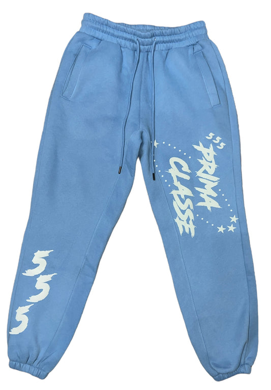 Baby Blue "555" Sweatpants