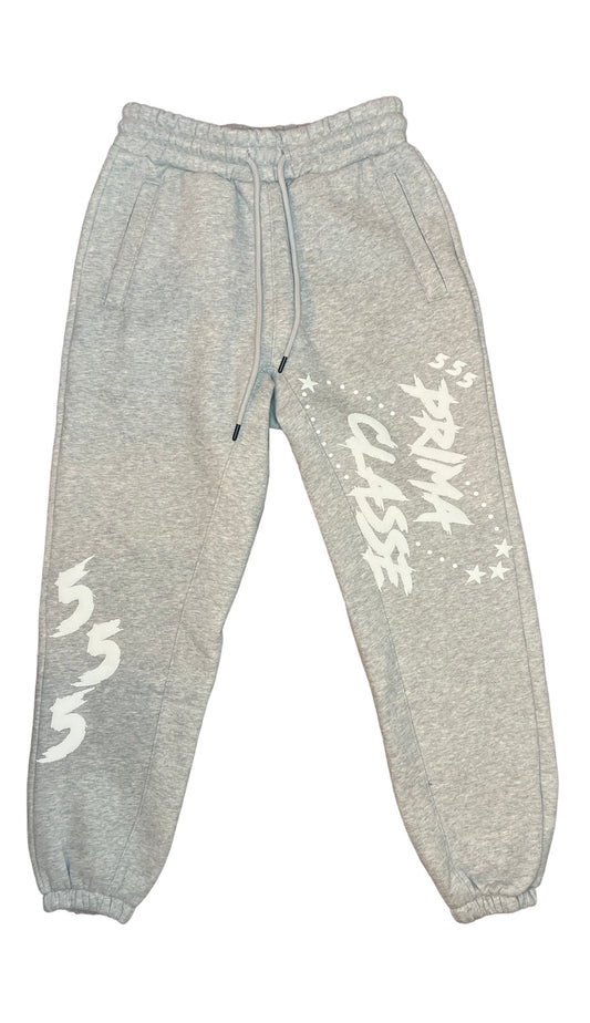 Grey "555" Sweatpants